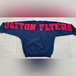 Vintage! Men’s BENCHMARK By Franklin Mills SPELLOUT DAYTON FLYERS Sweatshirt XXL
